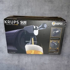 KRUPS Hopsy SUB Draft Beer Dispenser 67oz Black - VB641850 Perfect Condition.