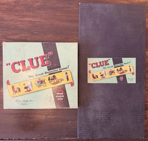 Rare 1949-1950 Vintage Clue Board Game Complete With Board . Parker Brothers
