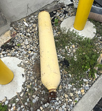 Yellow Oxygen Welding Compressed Gas Cylinder Fuel Tank