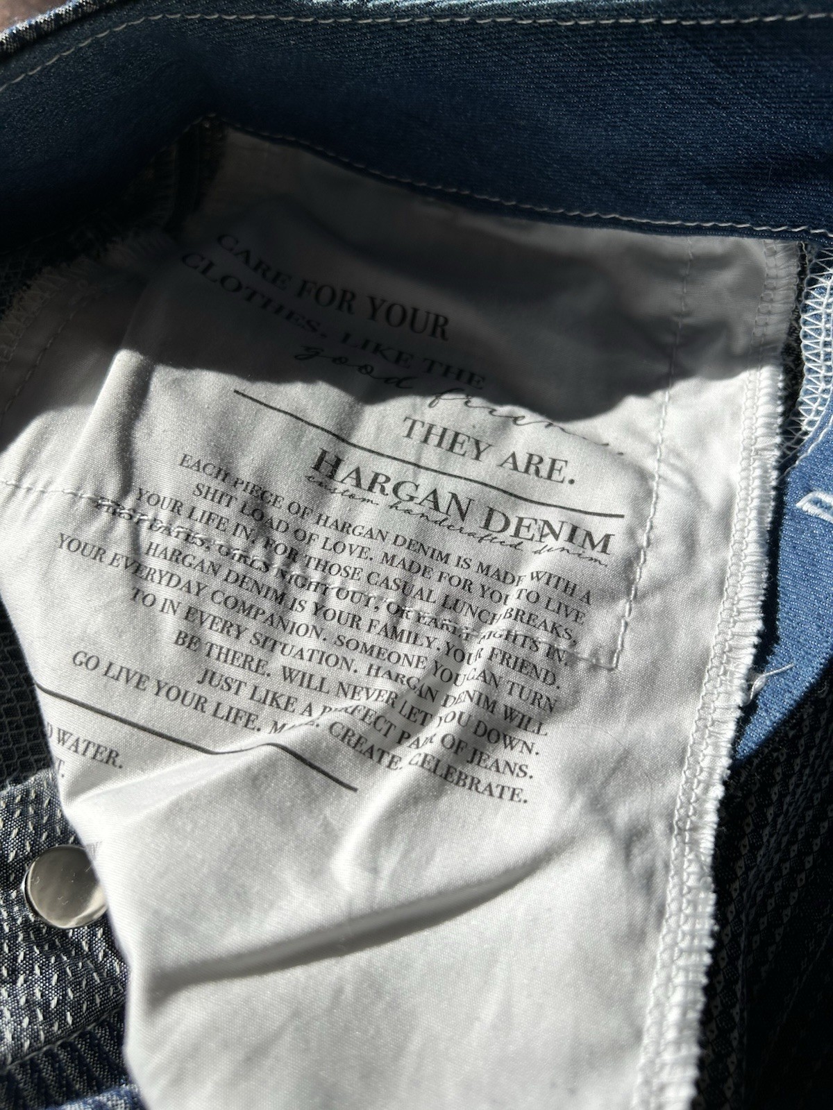 Hargan Denim Custom Patchwork Handcrafted Jeans W… - image 3