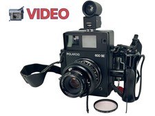 Read Near MINT Polaroid 600SE Film Camera 127mm f/4.7 Lens 6x7 FIlm Back JAPAN