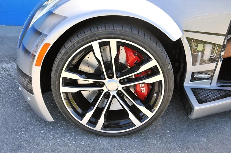 Four-wheel antilock disc brakes are retained