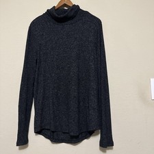 ANTHROPOLOGIE SATURDAY SUNDAY Pullover Turtleneck sweater Sz L