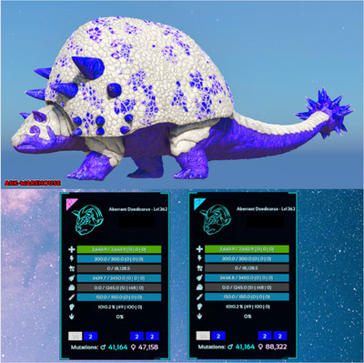 Top Stat Aberrant Doedicurus Pair - Doedic - Ark Survival Ascended PVE ASA