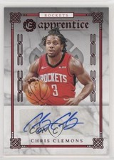 2019 Panini Chronicles Apprentice Signatures Red Chris Clemons #AP-CCL Auto e6p