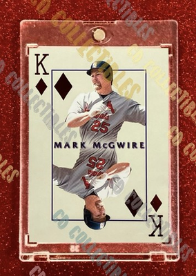 #ad Mark McGwire BLACK amp; BLACK DIAMANTÉ KINGS PACIFIC ST LOUIS CARDINALS MINT $29.99