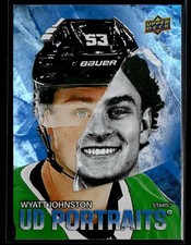 2025-26 Upper Deck Series 1 UD Portraits #P-11 Wyatt Johnston