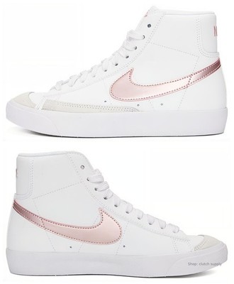 Nike Blazer Mid 77 GS White Pink Glaze Kids DA4086-105 New Authentic