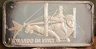 Hamilton Mint World of Flight 1 oz. .999 Silver Bar "Leonardo Da Vinci"
