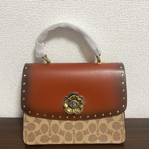 COACH Handbag Shoulder Bag Retro Vintage From Japan - Picture 3 of 10