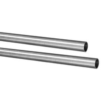 1"OD 304 Stainless Steel Tubing, 1.5mm Wall Thickness, 12 Inch Length Round Meta