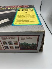 Atari 7800 Console Pro-System Composite AV and Power Mod w/ Controller  CIB