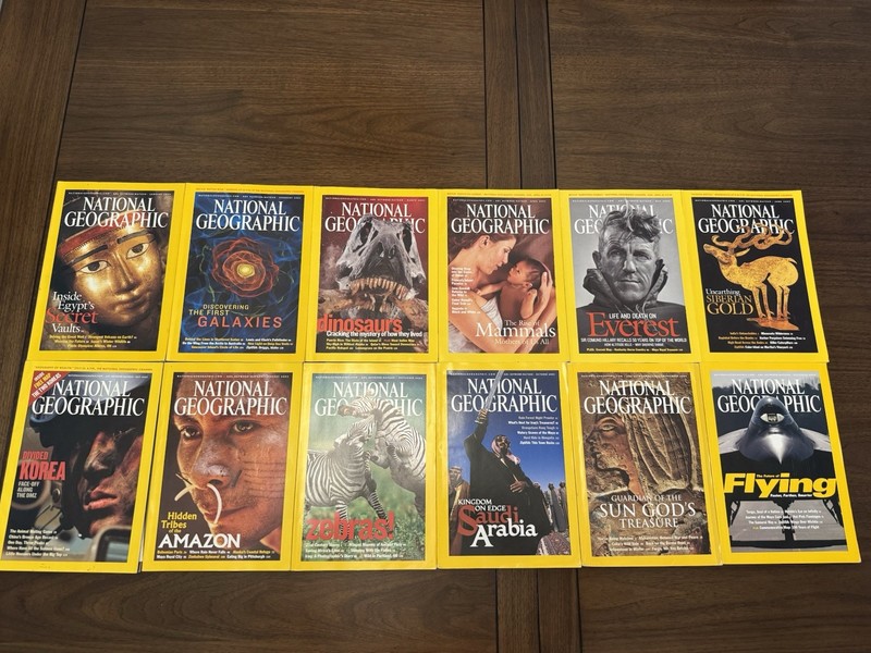 National Geographic Magazine 2003 Complete Set