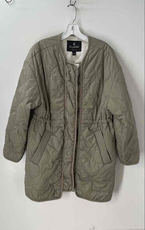 E-Land Women's Green Jacket - Size 150/84A