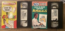 VHS: Bruce Blitz: How To Draw Cartoon Animals: lot
