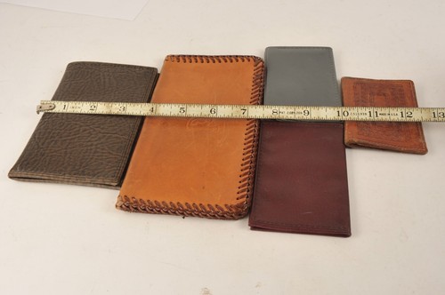 Lot of Leather Wallets Credit Card Checkbook Notepad Business- GE Dupont Adverts - Picture 18 of 19