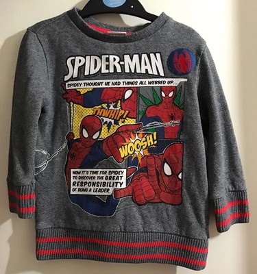 Spiderman Boys Long-Sleeved Top