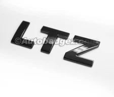 NEW LTZ 3D Adhesive Lettering Emblem Badge fits Silverado Tahoe Suburban LTZ BLK