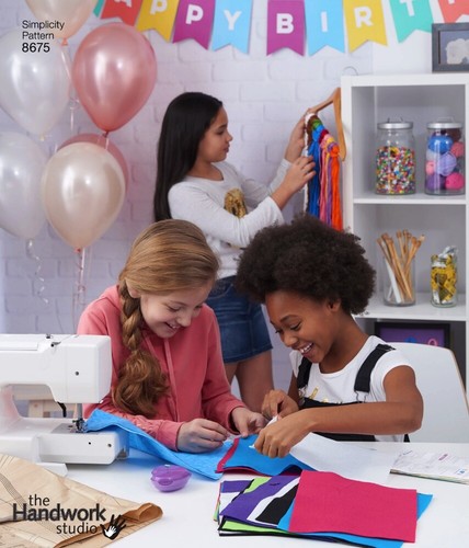 SIMPLICITY SEWING PATTERN 8675 KIDS DIY HANDWORK STUDIO FLUFFY STUFFY ONE SIZE - Picture 6 of 6