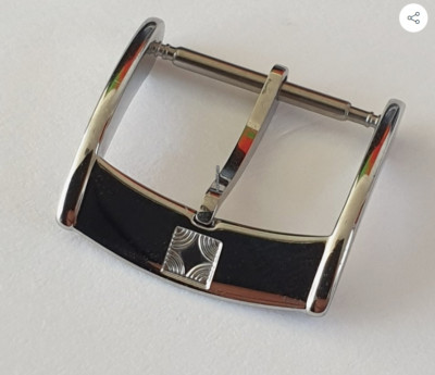 Zenith   16mm  stainless buckle  complete   Genuine    Unused