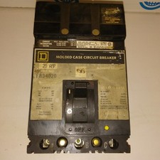 Square D FA34020 20 Amp Circuit Breaker