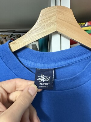 RARE Vintage 90s Stussy Made In USA N4 Monogram Surf Wear