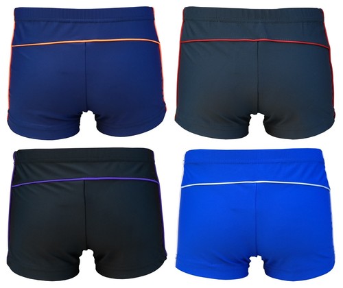 ACCLAIM Denver Boxer Boys Contrast Trim Elasticated Nylon Lycra Swim Trunks 2025 - Picture 3 of 28