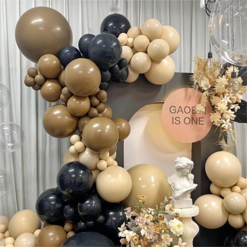 150pcs Dark Brown Balloons Different Sizes Pack 18 12 10 5 Inch Party Balloon... - Picture 4 of 7