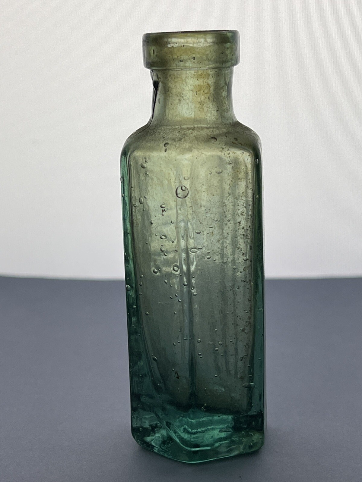 SMALL ANTIQUE BOTTLE AQUA NOT TO BE TAKEN OLD BOTTLE eBay