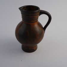 Heisterholz Keramik KWH Steingut Wasserkrug mit Henkel ca. 20 cm hoch