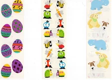 Mrs Grossmans Stickers Choice- Chicks-Diaper Pins-Kitties-Brown Bears-Easter++