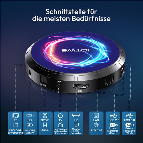 2025 Android 14.0 Smart TV BOX WIFI 128/64/32 GB Sieciowy odtwarzacz multimedialny Octa Core - Zdjęcie 8 z 52