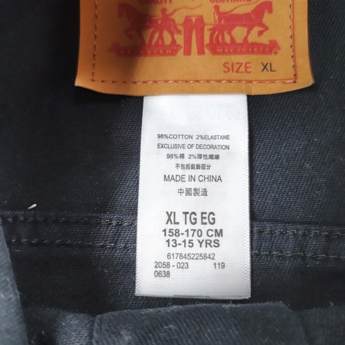 Levi’s Black Denim Shirt Jacket Youth XL (13 - 15 years) Normcore NEW NWT 2015 - Picture 9 of 24