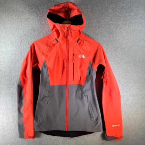 The North Face Apex Flex Gore-Tex Jacket Women's XS Peach Gray Full Zip Hooded