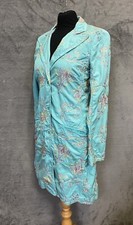 Johnny Was Embroidered Jacket Green Size Medium (8-10) Made In Usa