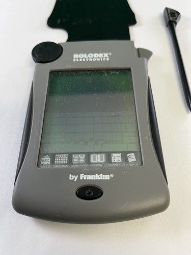 Franklin RT-8211 Rolodex Electronics Touch File Organizer Used - Zdjęcie 3 z 4