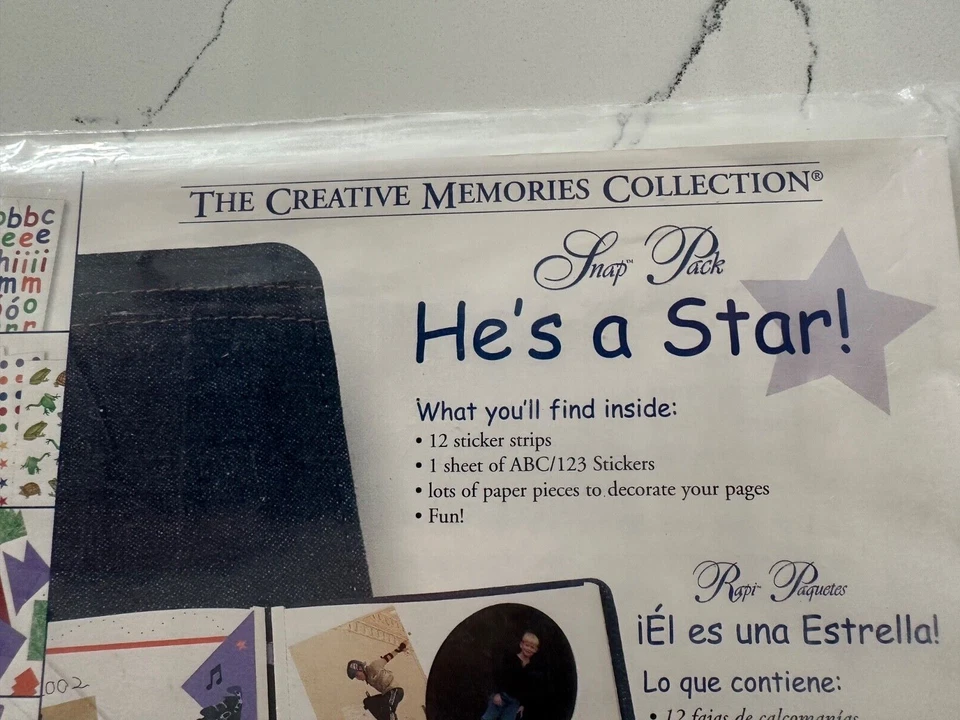 The Creative Memories Collection ~ Snap Pack ¡Es una estrella!  Pegatinas decorar páginas Foto 2 de 4