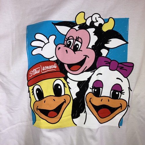 T-shirt personaggio Stew Leonards Animali taglia media nuova con etichetta - Foto 2 di 6
