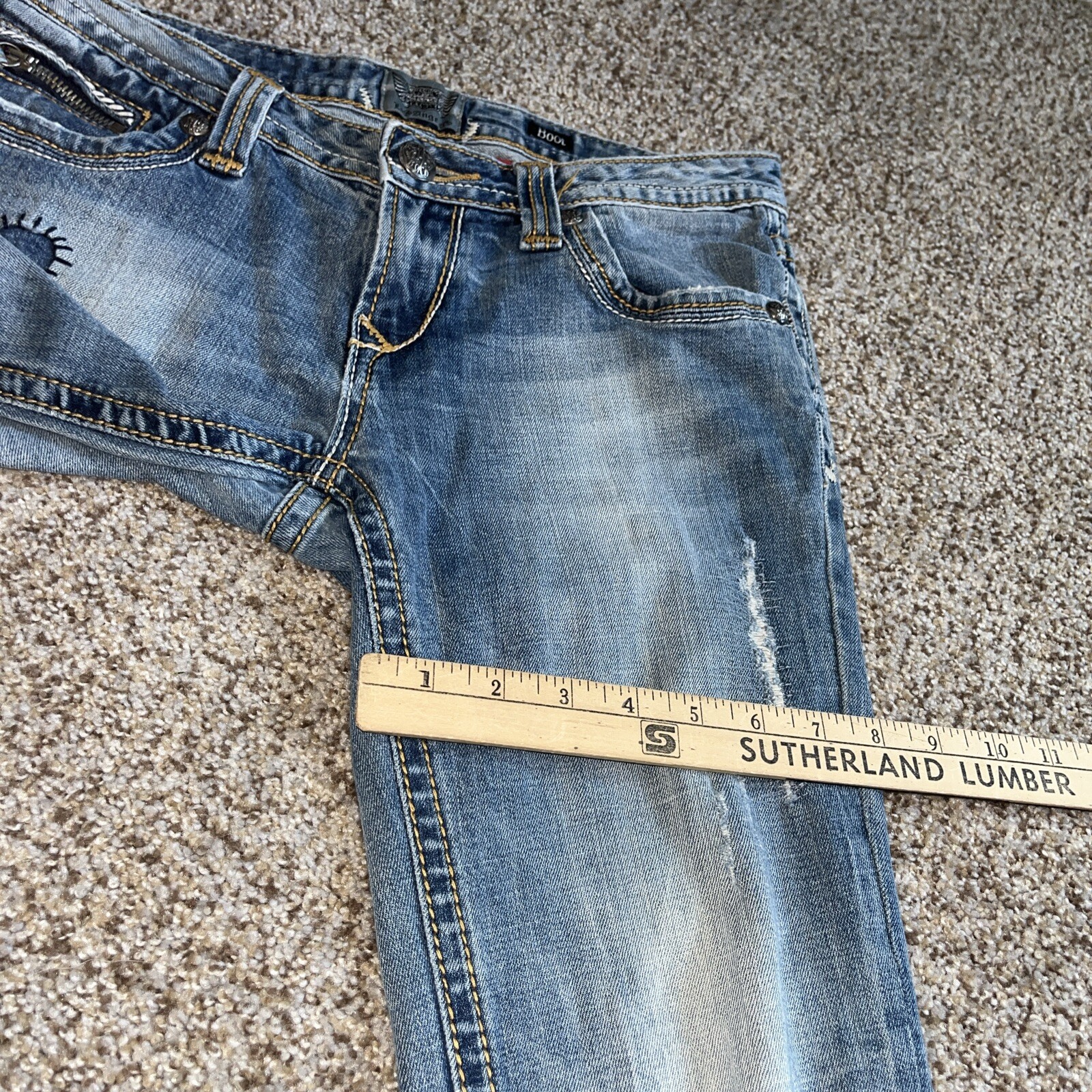 Rerock for Express Jeans 4R Boot Cut Stretch Denim 29x29.5 - View 14