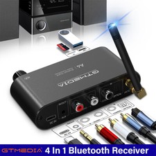 GTMedia Wireless Bluetooth 5.1 Receiver Transmitter AUX Coaxial Audio Adapter US