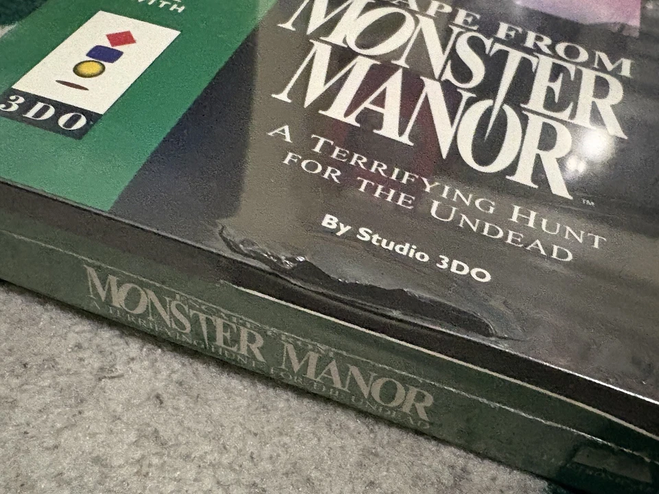 Escape From Monster Manor Panasonic 3DO Long Box SEALED Complete In Shrink NEW - Image 4 of 4