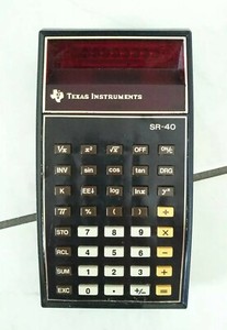 Texas Instruments Sr-40 Alte Taschenrechner Mit Hülle An Sammler | Ebay