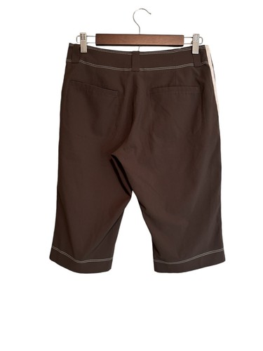 Nike Golf Performance Dri-Fit Size 4 Women's Brown Cargo Bermuda Shorts - Picture 7 of 7