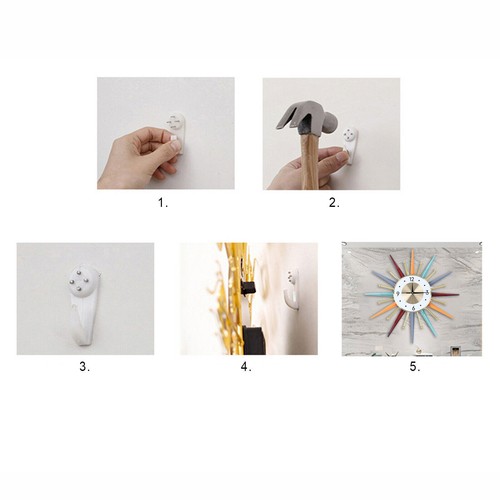 Colorful Modern Wall Clock Starburst Ball Clock Mid Century Festivel Home Decor - Picture 11 of 12