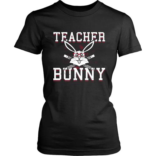 Teacher Bunny Easter Womens And Unisex T-Shirt - Picture 19 of 27