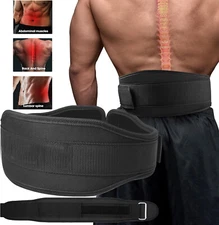 Power Weight Lifting Belt Training Gym Fitness Bodybuilding Back Support Workout