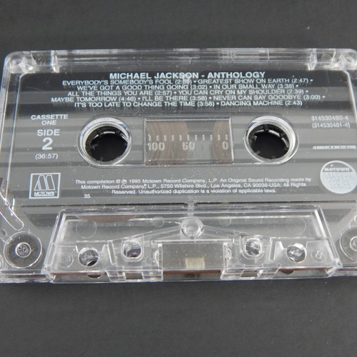 Michael Jackson Anthology Music Cassette Tape - Imagen 6 de 6