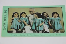 Vintage 1938 Dionne Quintuplets Doctor post card Quints Canada