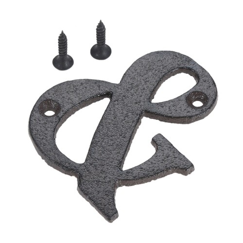 1pc Gate Door Mailbox Alphabet Letters Numbers Sign Address Name Plaque Iron - Picture 155 of 160