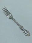 Wild Rose International Sterling Silver Dinner Place Size Fork 7.75" 62G NO Mono